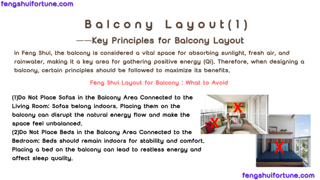 balcony what to avoid