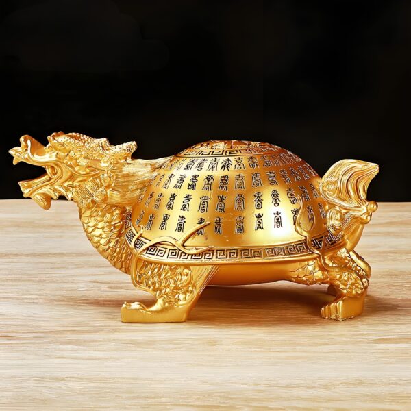 【Elemony Dragon Turtle】North Area Health Guardian & Longevity Office Decor - Image 3
