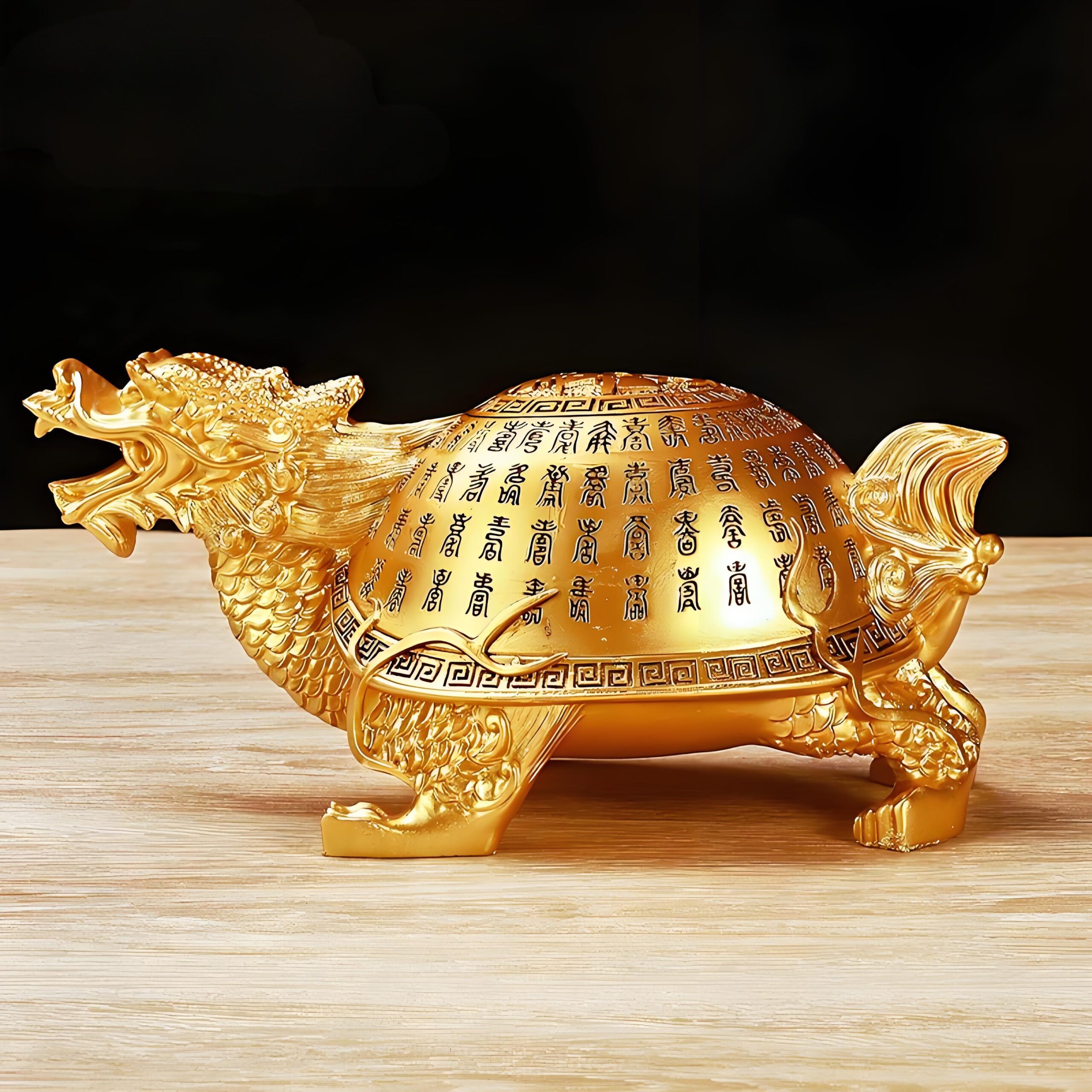 【Elemony Dragon Turtle】North Area Health Guardian & Longevity Office Decor - Image 3