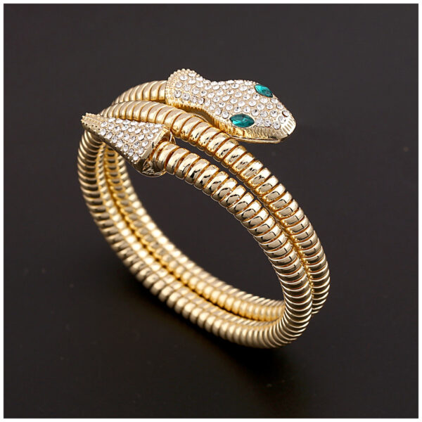 【Elemony 2025 Golden Serpent Bangle】: 2-in-1 ShapeShift Bangle - 5-Second Bracelet↔Necklace Alchemy