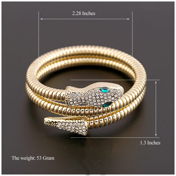 【Elemony 2025 Golden Serpent Bangle】: 2-in-1 ShapeShift Bangle - 5-Second Bracelet↔Necklace Alchemy - Image 2