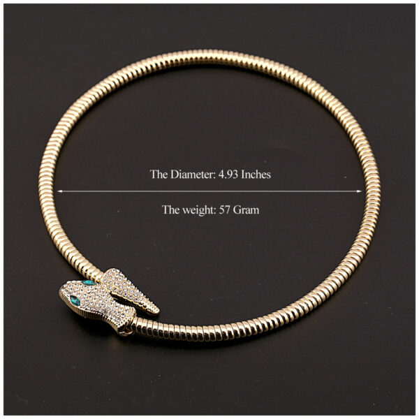 【Elemony 2025 Golden Serpent Bangle】: 2-in-1 ShapeShift Bangle - 5-Second Bracelet↔Necklace Alchemy - Image 3